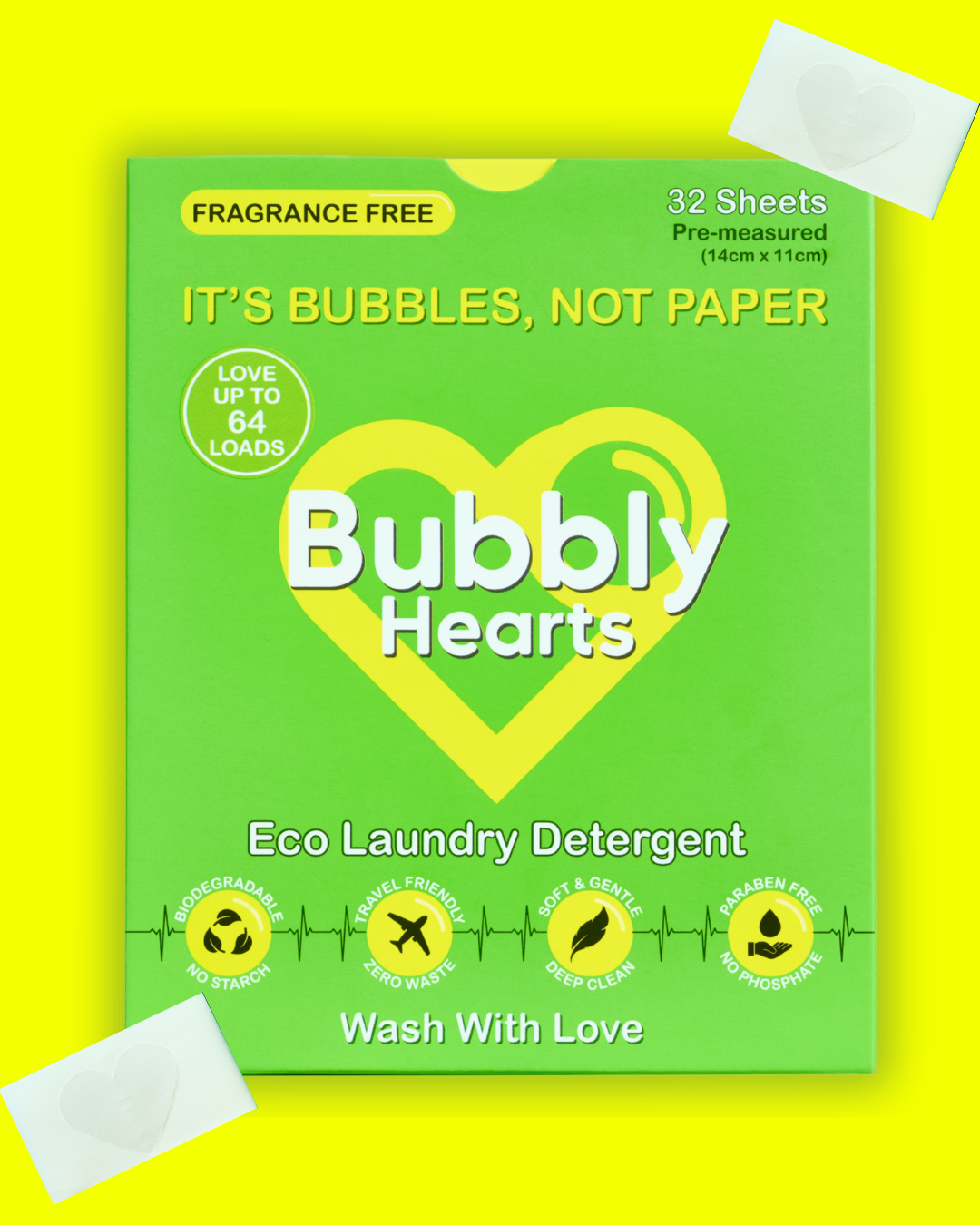 Fragrance-Free Detergent Sheets